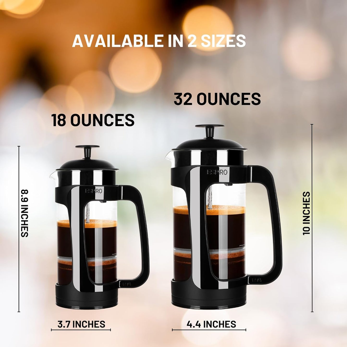 ESPRO P3 PRESS (BLACK) (18oz)